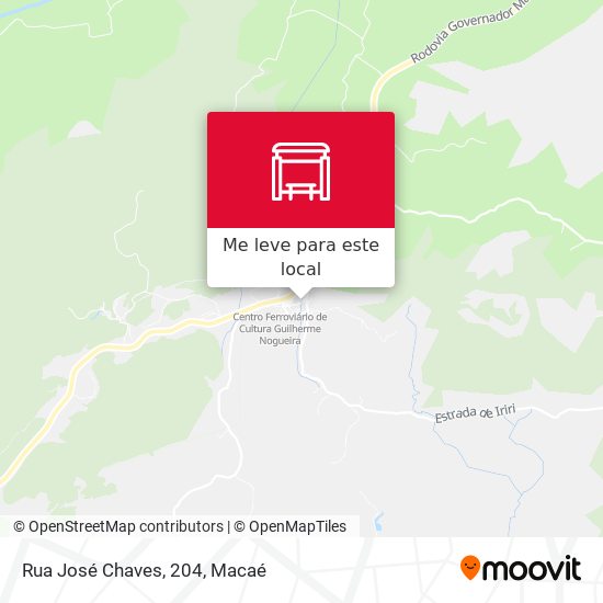 Rua José Chaves, 204 mapa