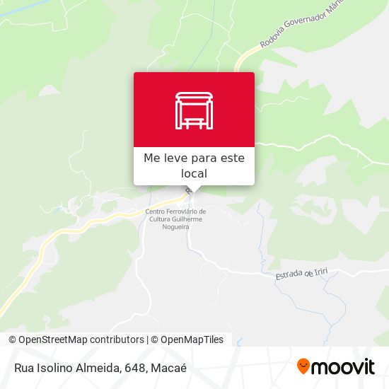 Rua Isolino Almeida, 648 mapa