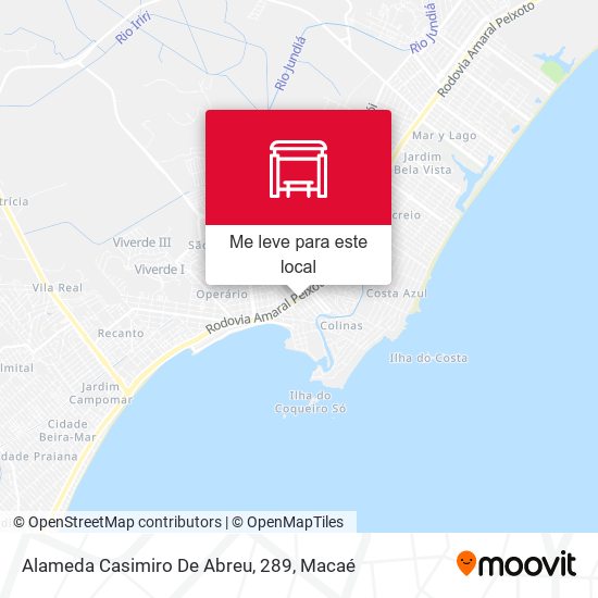 Alameda Casimiro De Abreu, 289 mapa