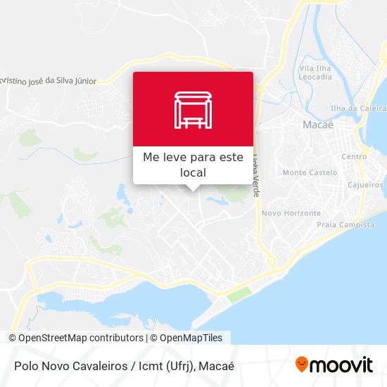 Polo Novo Cavaleiros / Icmt (Ufrj) mapa