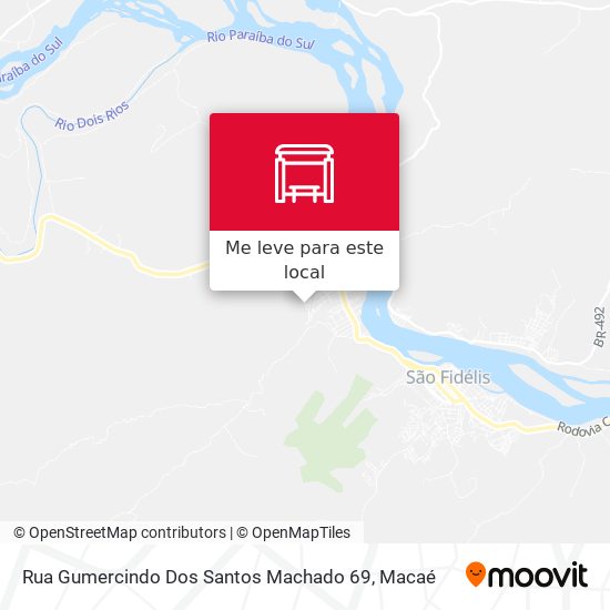 Rua Gumercindo Dos Santos Machado 69 mapa