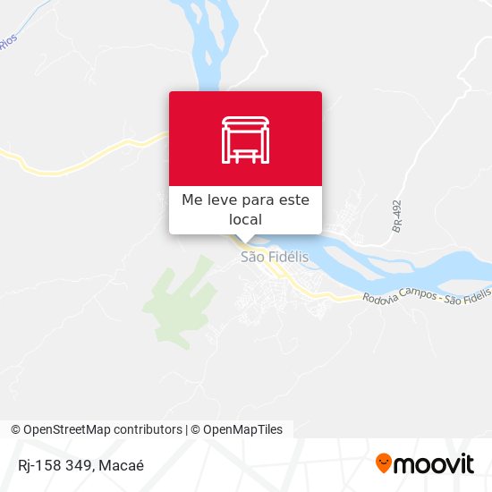 Rj-158 349 mapa