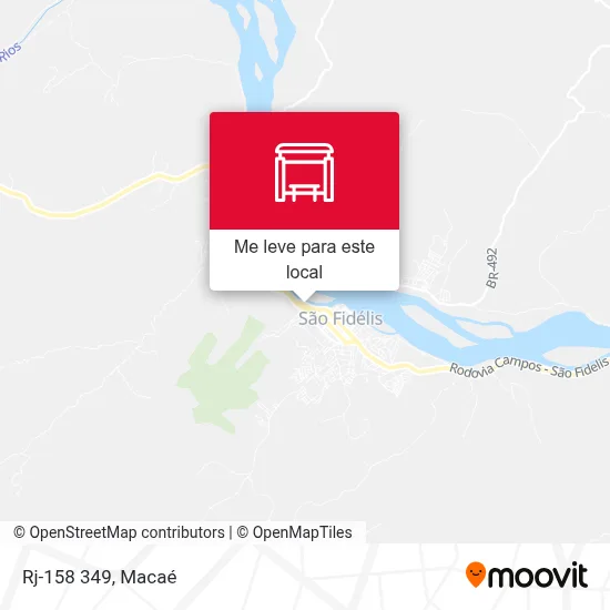 Rj-158 349 mapa