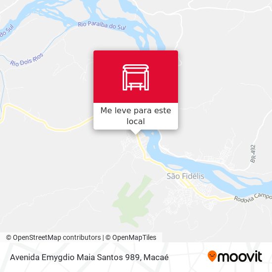 Avenida Emygdio Maia Santos 989 mapa