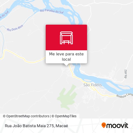 Rua João Batista Maia 275 mapa
