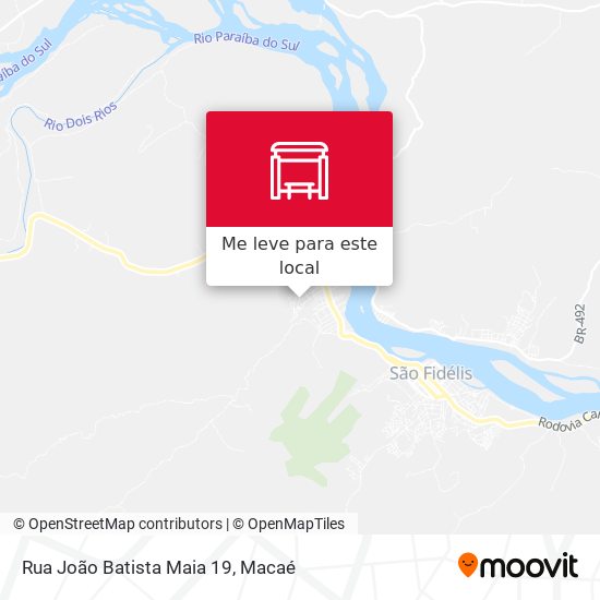 Rua João Batista Maia 19 mapa