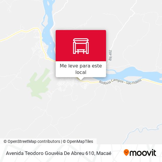 Avenida Teodoro Gouvêia De Abreu 610 mapa