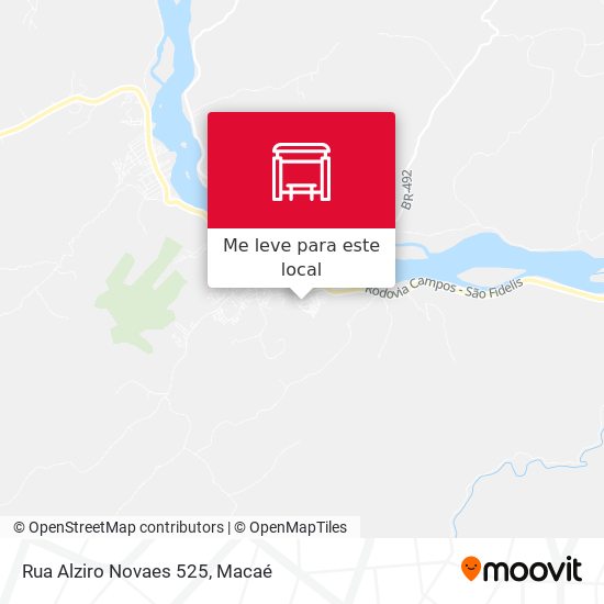 Rua Alziro Novaes 525 mapa