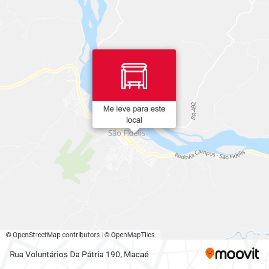 Rua Voluntários Da Pátria 190 mapa