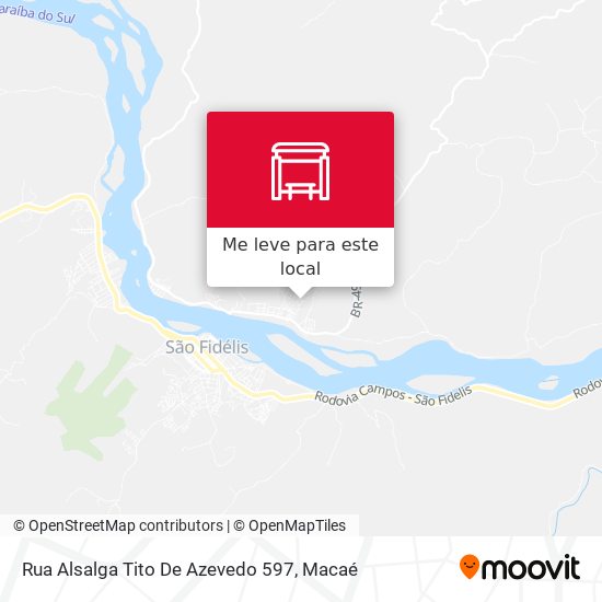 Rua Alsalga Tito De Azevedo 597 mapa