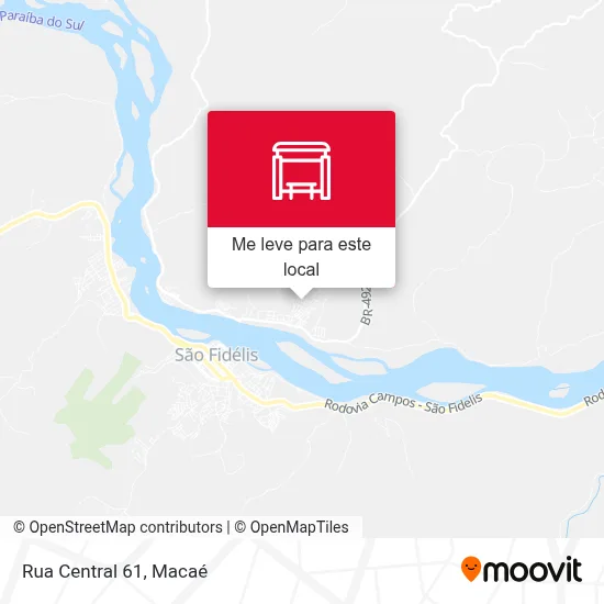 Rua Central 61 mapa