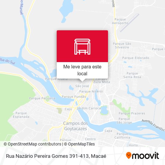 Rua Nazário Pereira Gomes 391-413 mapa