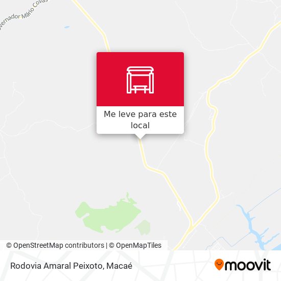 Rodovia Amaral Peixoto mapa