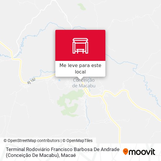 Terminal Rodoviário Francisco Barbosa De Andrade (Conceição De Macabu) mapa