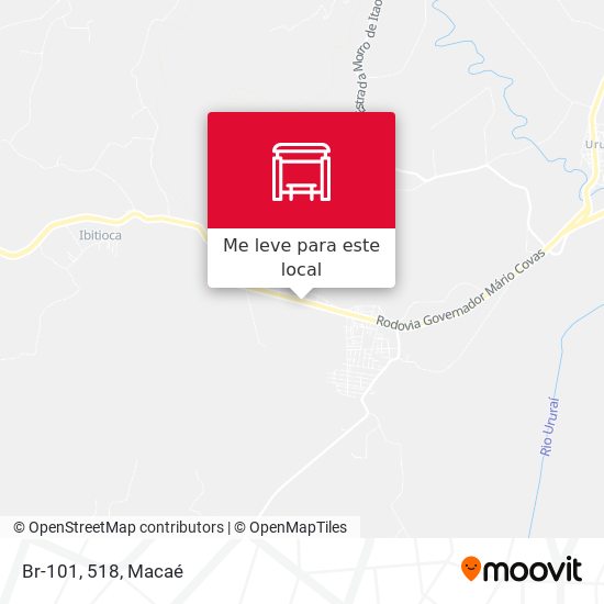 Br-101, 518 mapa
