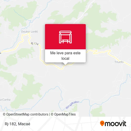 Rj-182 mapa
