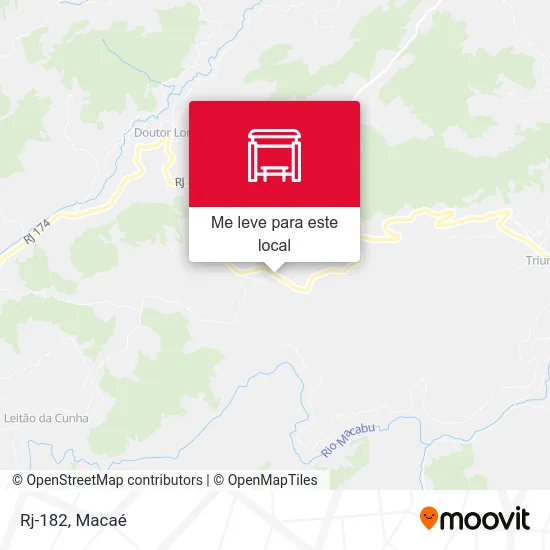 Rj-182 mapa