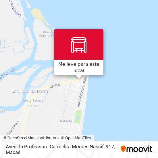 Avenida Professora Carmelita Morães Nassif, 917 mapa