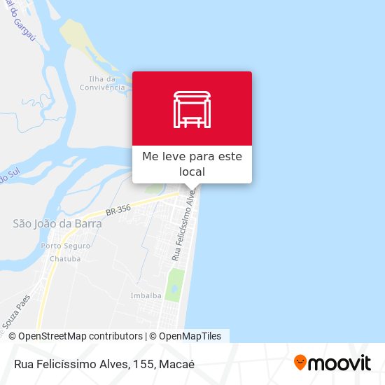 Rua Felicíssimo Alves, 155 mapa