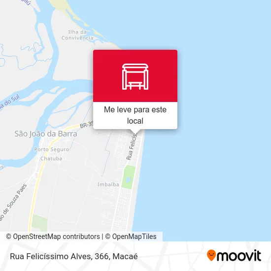 Rua Felicíssimo Alves, 366 mapa