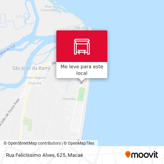 Rua Felicíssimo Alves, 625 mapa