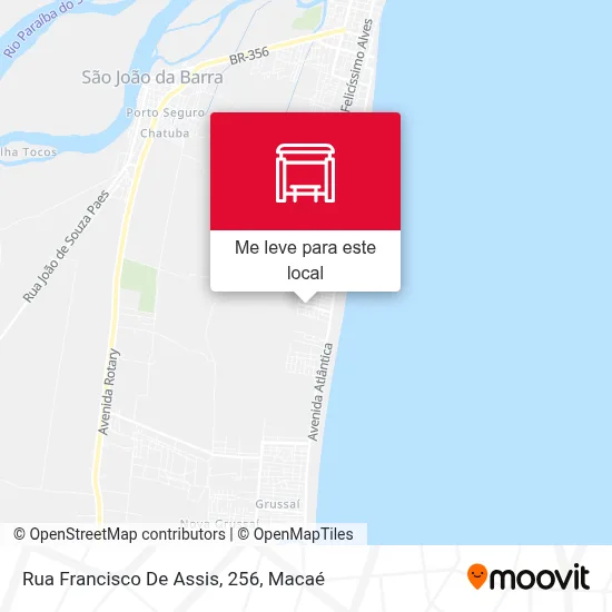 Rua Francisco De Assis, 256 mapa