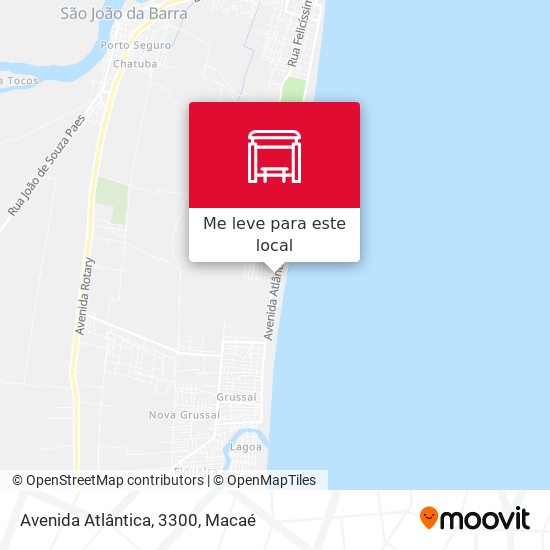 Avenida Atlântica, 3300 mapa