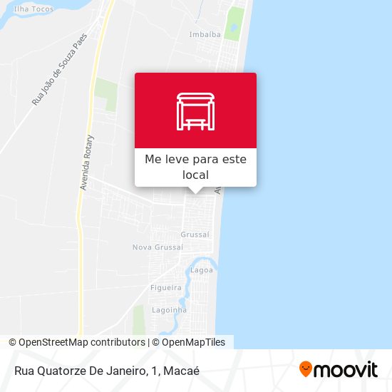 Rua Quatorze De Janeiro, 1 mapa