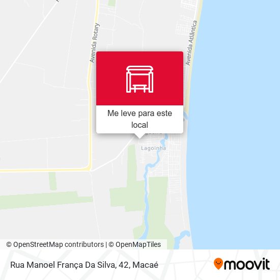 Rua Manoel França Da Silva, 42 mapa