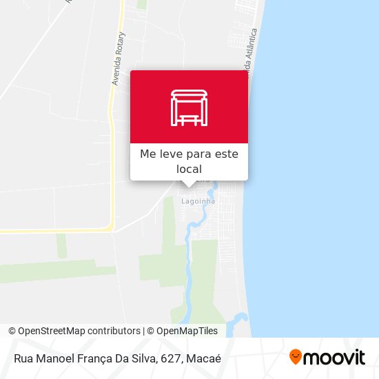 Rua Manoel França Da Silva, 627 mapa