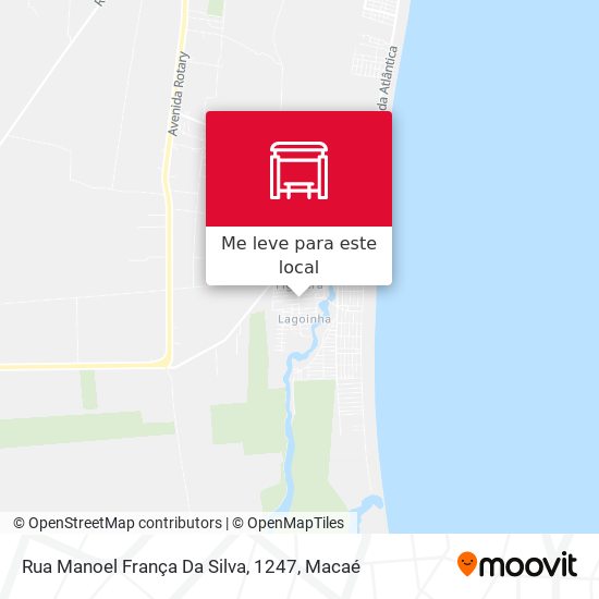 Rua Manoel França Da Silva, 1247 mapa