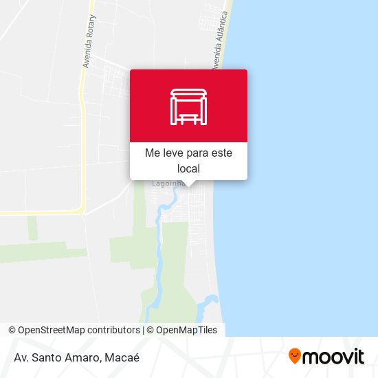 Av. Santo Amaro mapa
