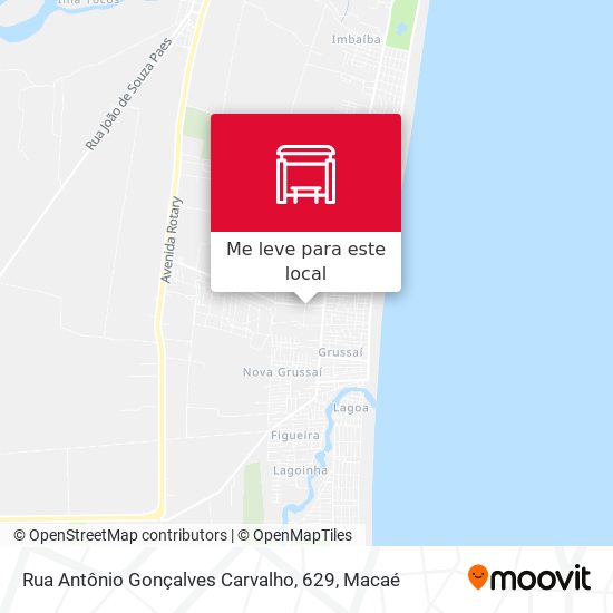 Rua Antônio Gonçalves Carvalho, 629 mapa