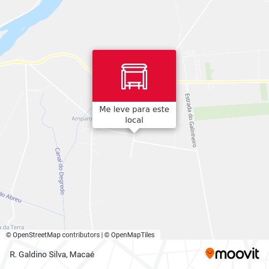 R. Galdino Silva mapa