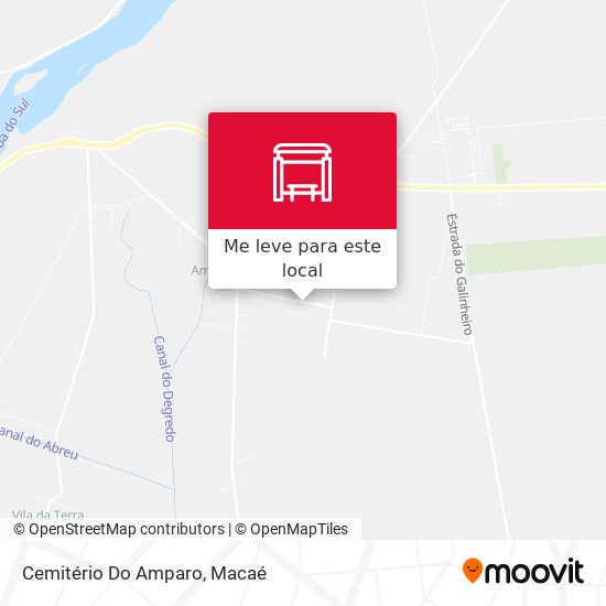 Cemitério Do Amparo mapa