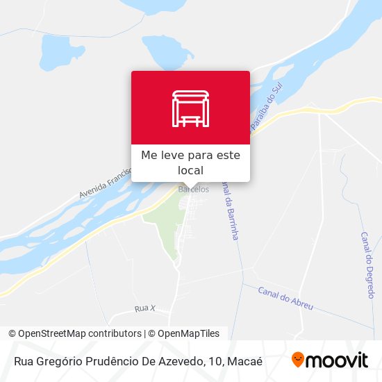 Rua Gregório Prudêncio De Azevedo, 10 mapa