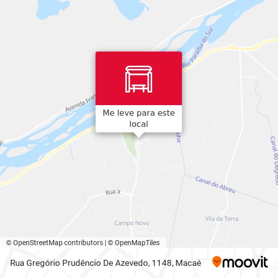 Rua Gregório Prudêncio De Azevedo, 1148 mapa