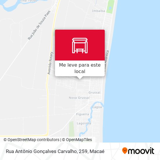 Rua Antônio Gonçalves Carvalho, 259 mapa