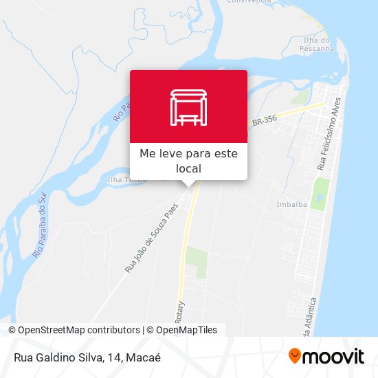 Rua Galdino Silva, 14 mapa