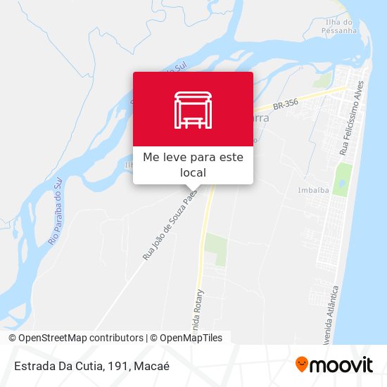 Estrada Da Cutia, 191 mapa