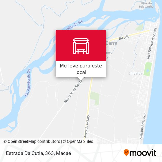 Estrada Da Cutia, 363 mapa
