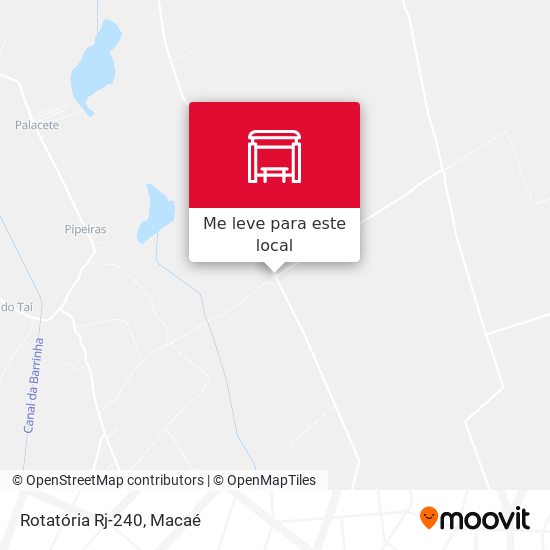 Rotatória Rj-240 mapa