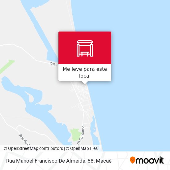 Rua Manoel Francisco De Almeida, 58 mapa