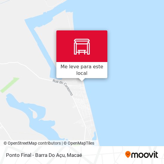 Ponto Final - Barra Do Açu mapa