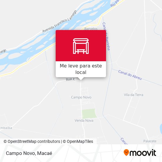 Campo Novo mapa