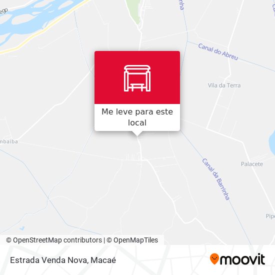 Estrada Venda Nova mapa