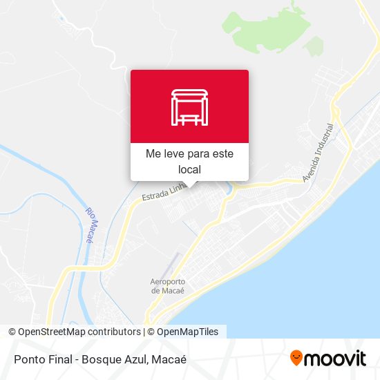 Ponto Final - Bosque Azul mapa