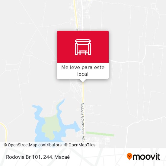 Rodovia Br 101, 244 mapa