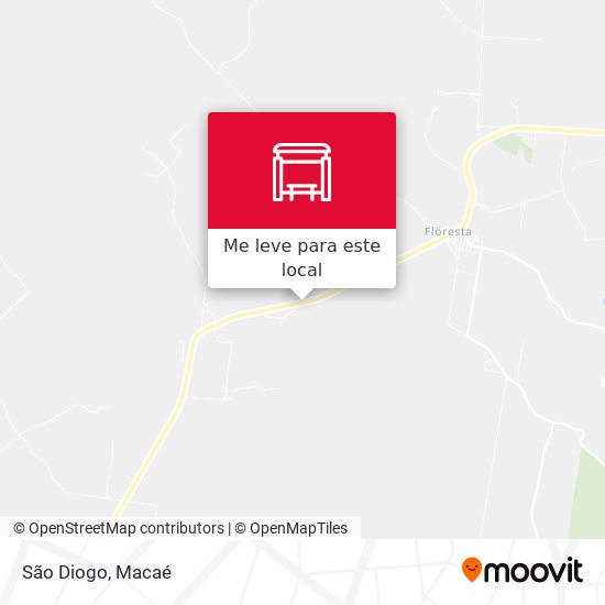 São Diogo mapa