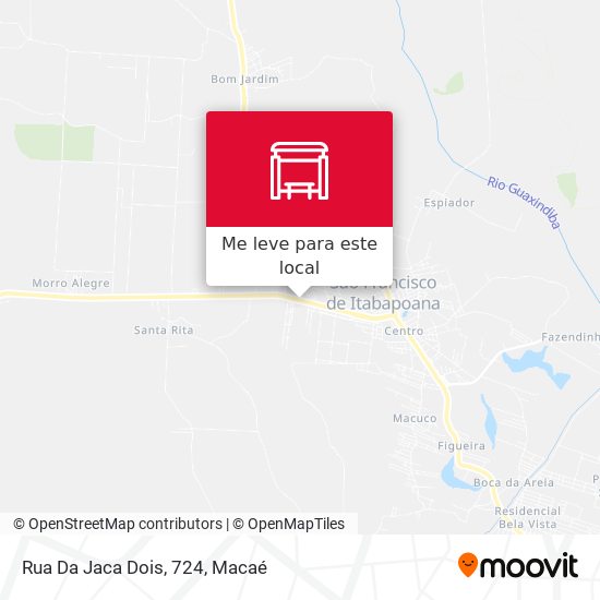 Rua Da Jaca Dois, 724 mapa
